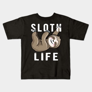 Sloth Life Kids T-Shirt